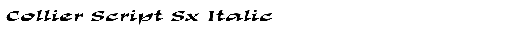 Collier Script Sx Italic image